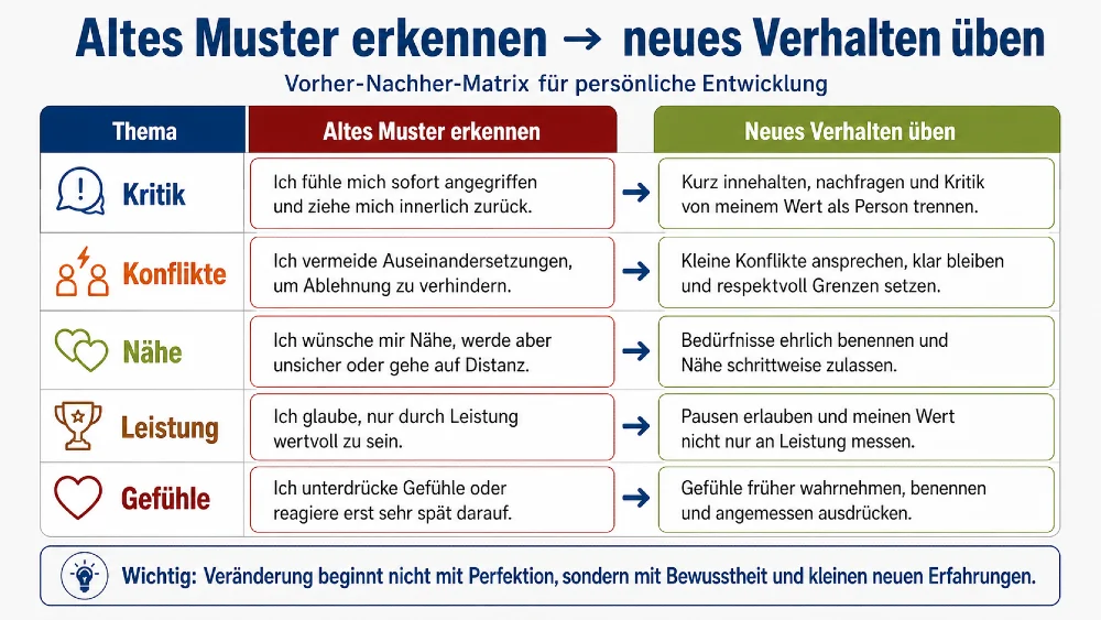 alte muster neues verhalten 1000