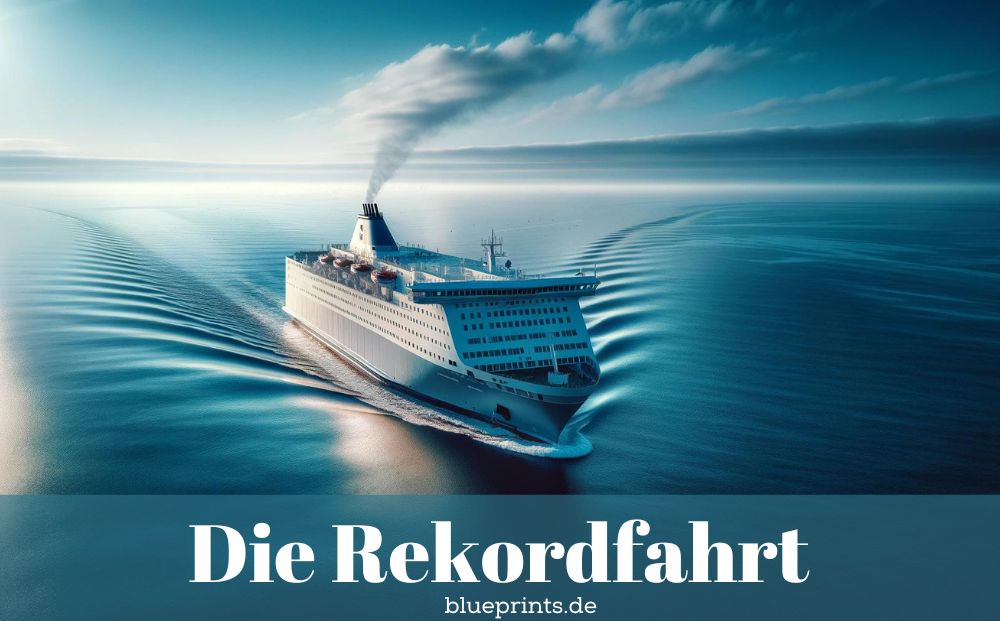 Die Bore auf hoher See.