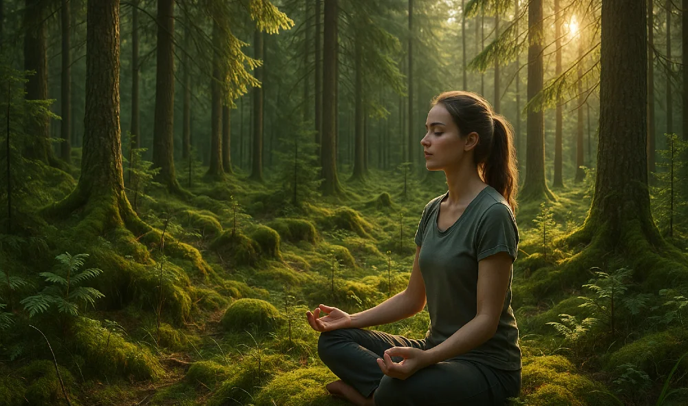 meditation in natur 1000