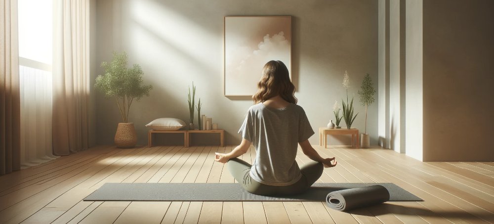 meditation matte grau 1000