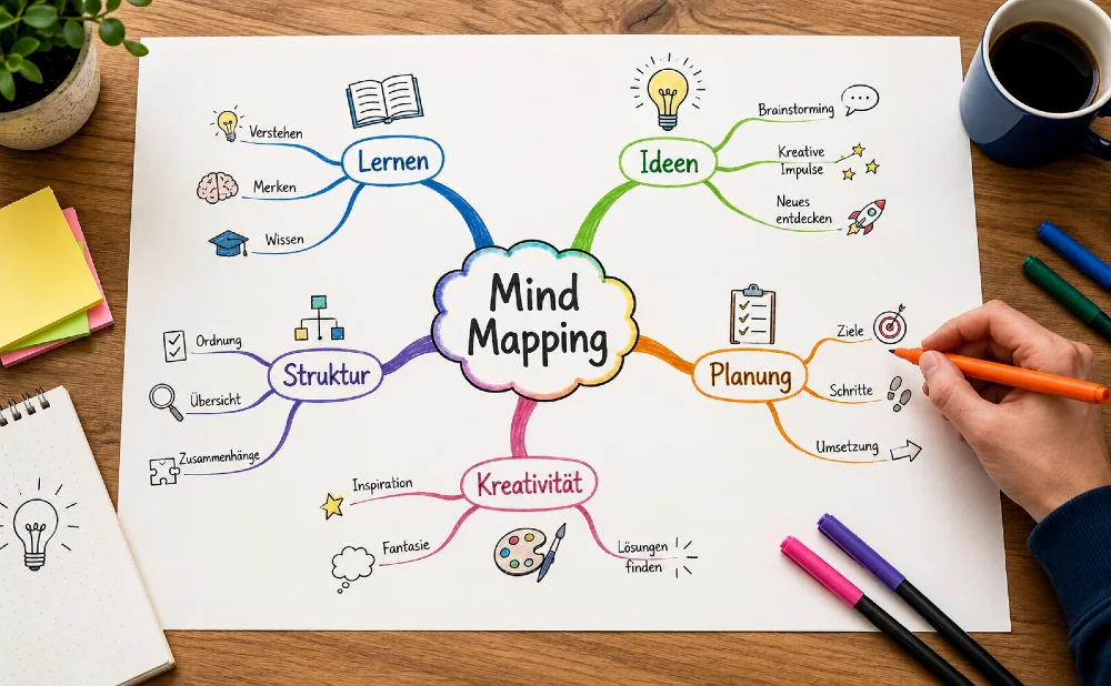 mind mapping skizze 1000