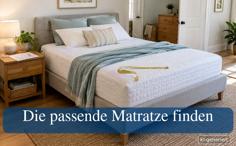 Bett mit großer Matratze