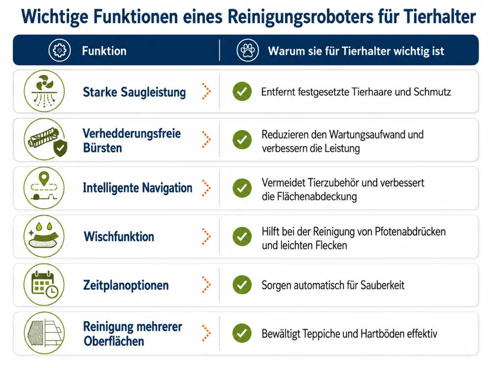 reinigungsroboter funktionen 1000
