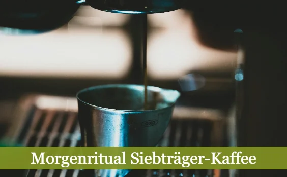 Morgenritual mit einer Siebträger-Kaffeemaschine