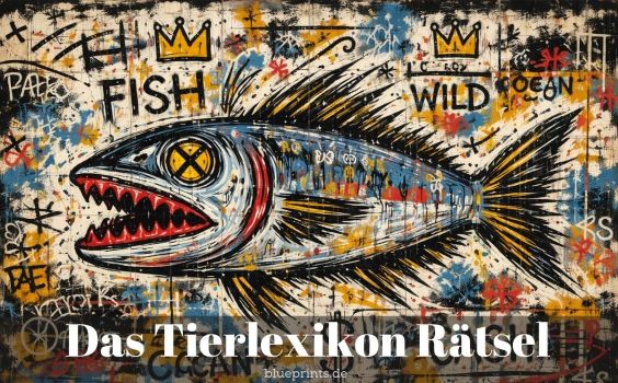 Fisch im Grafitti Stil