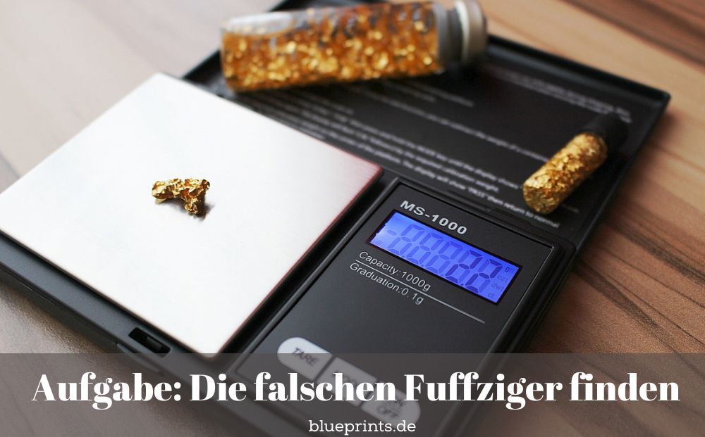 Eine Digitalwaage