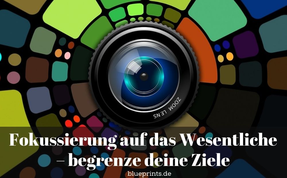 Eine bunten Linse