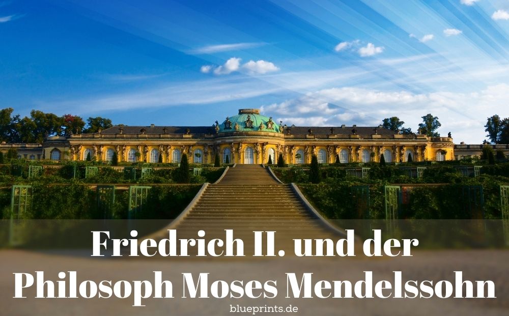 friedrich 2 und moses mendelssohn 1000