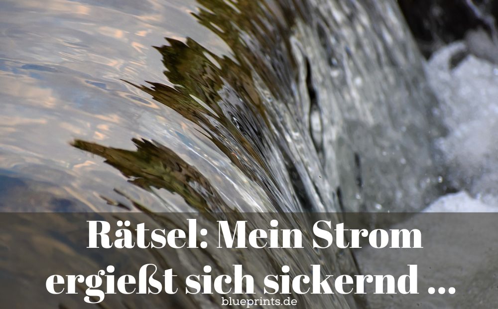 Ein kleiner Wasserfall