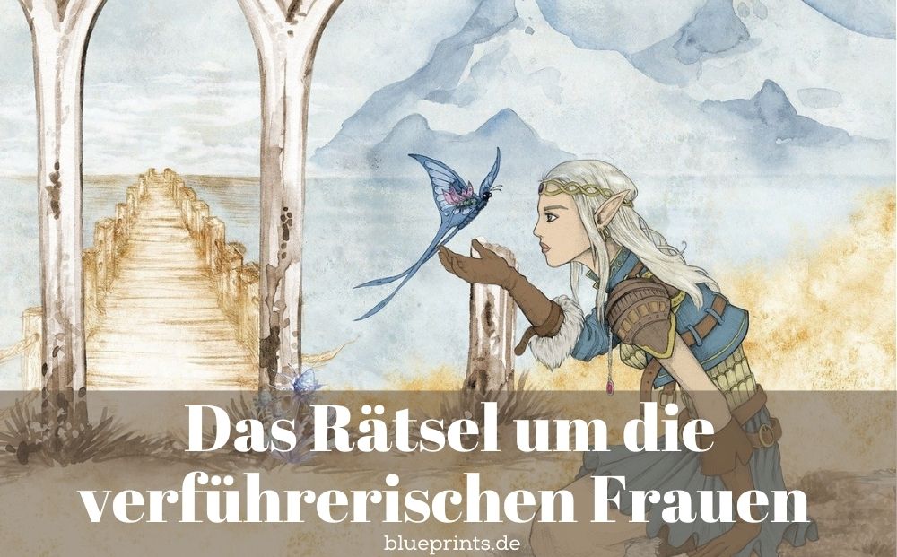 Frau und Vogel